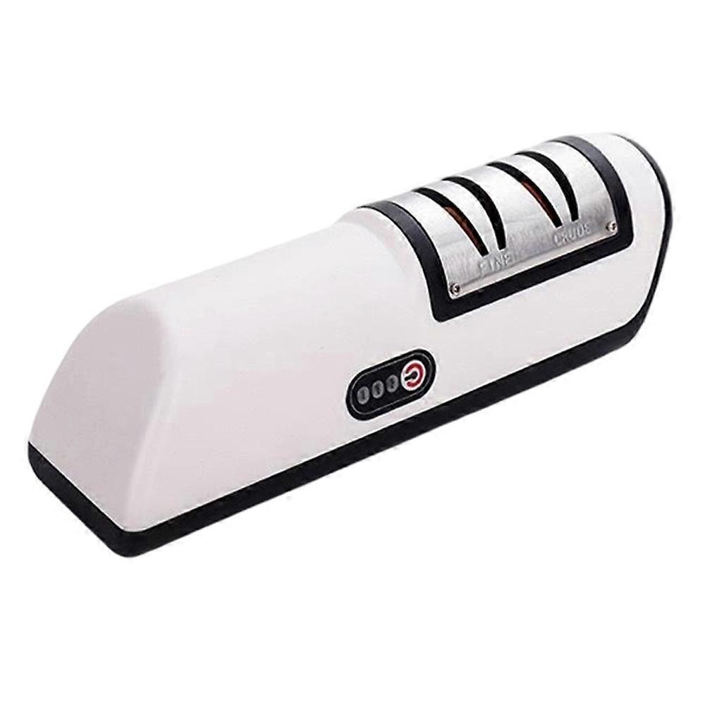 Electric Sharpener Battery Powered Kitchen Tool Knife Grinder with Speed Settings Fast Sharpening