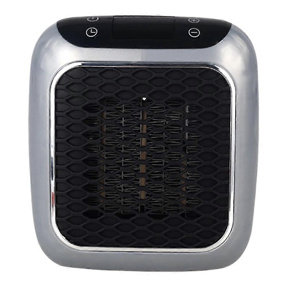 2-in-1 Plug In Heater Space-Saver Wall Mountable or Portable Mini Heater with Quiet Operation for Personal Spaces