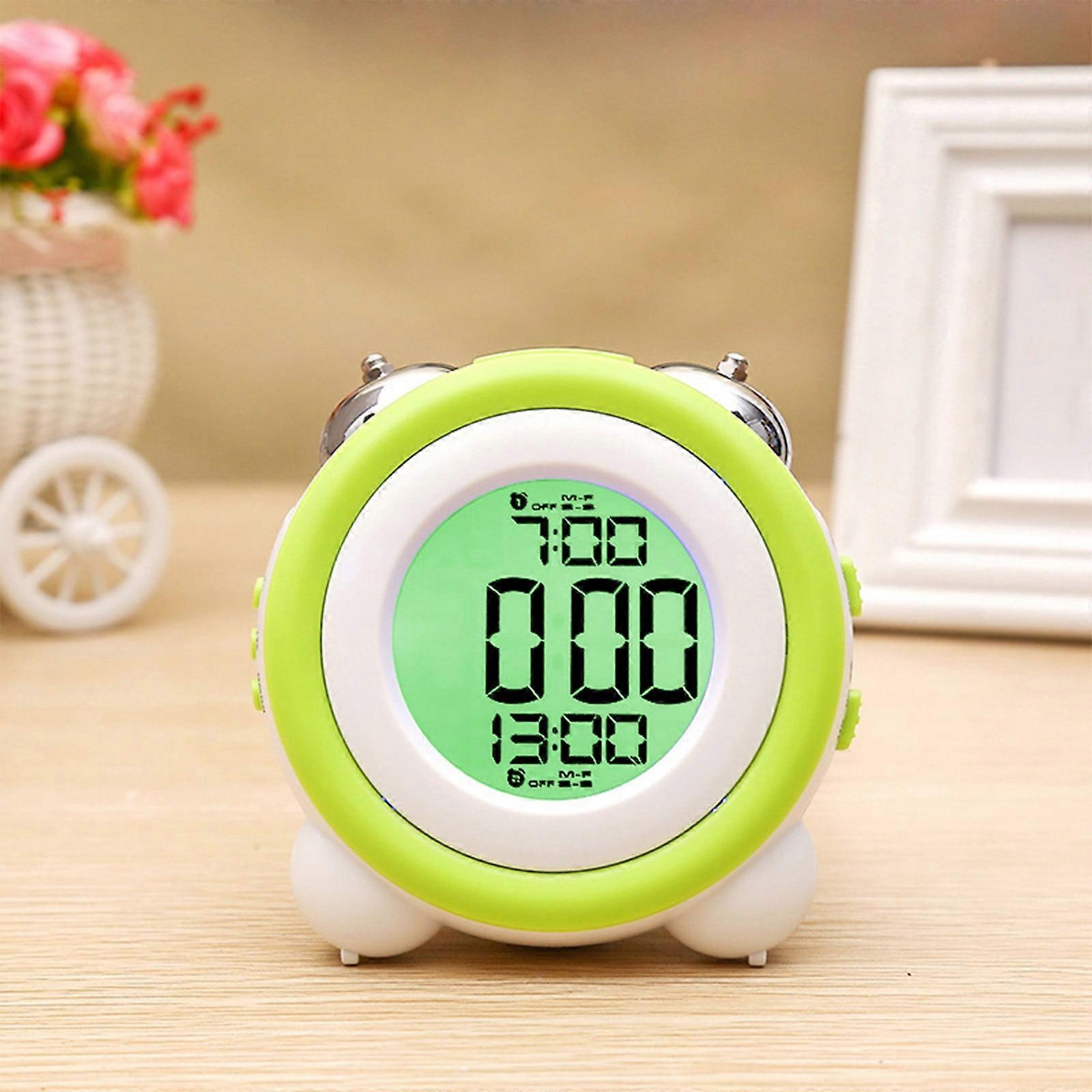 Clearance！Smart Appliances LCD Display Electronic Clock, Bedroom, Living Room, Digital Clock, Large Bell, Alarm Clock, Student Clockys