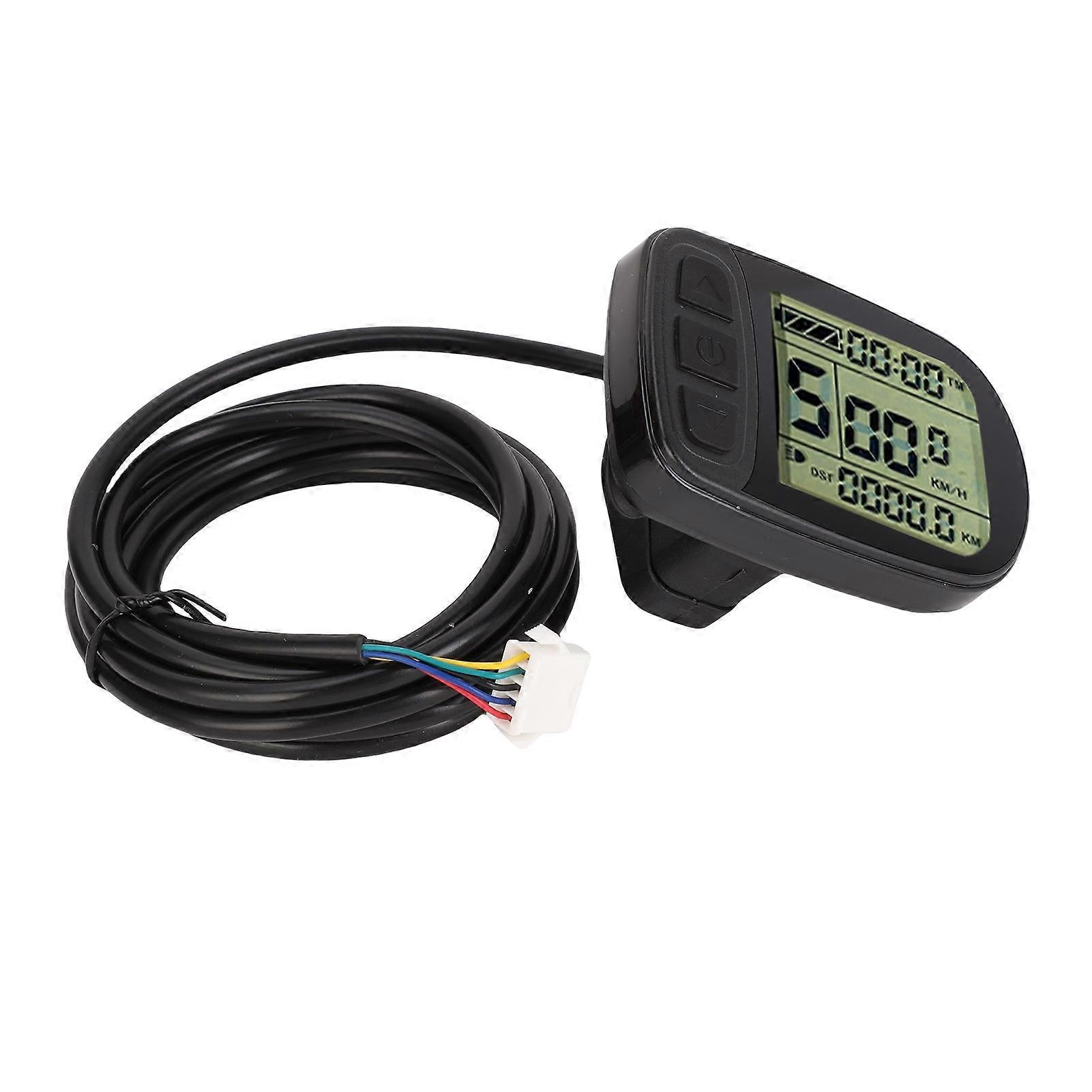 Electric Scooter LCD Display Meter SM Cable External Buttons Color Screen Electric LCD Control Panel