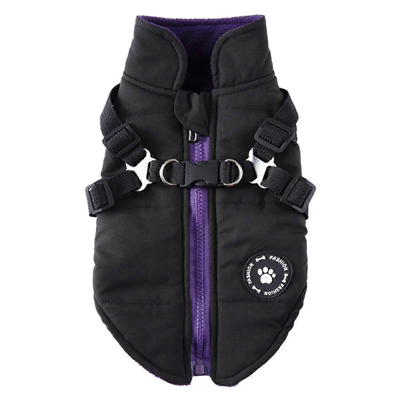 A Versatile and Stylish Dog Jacket with an integrated Harness for Comfortable Daily Wear