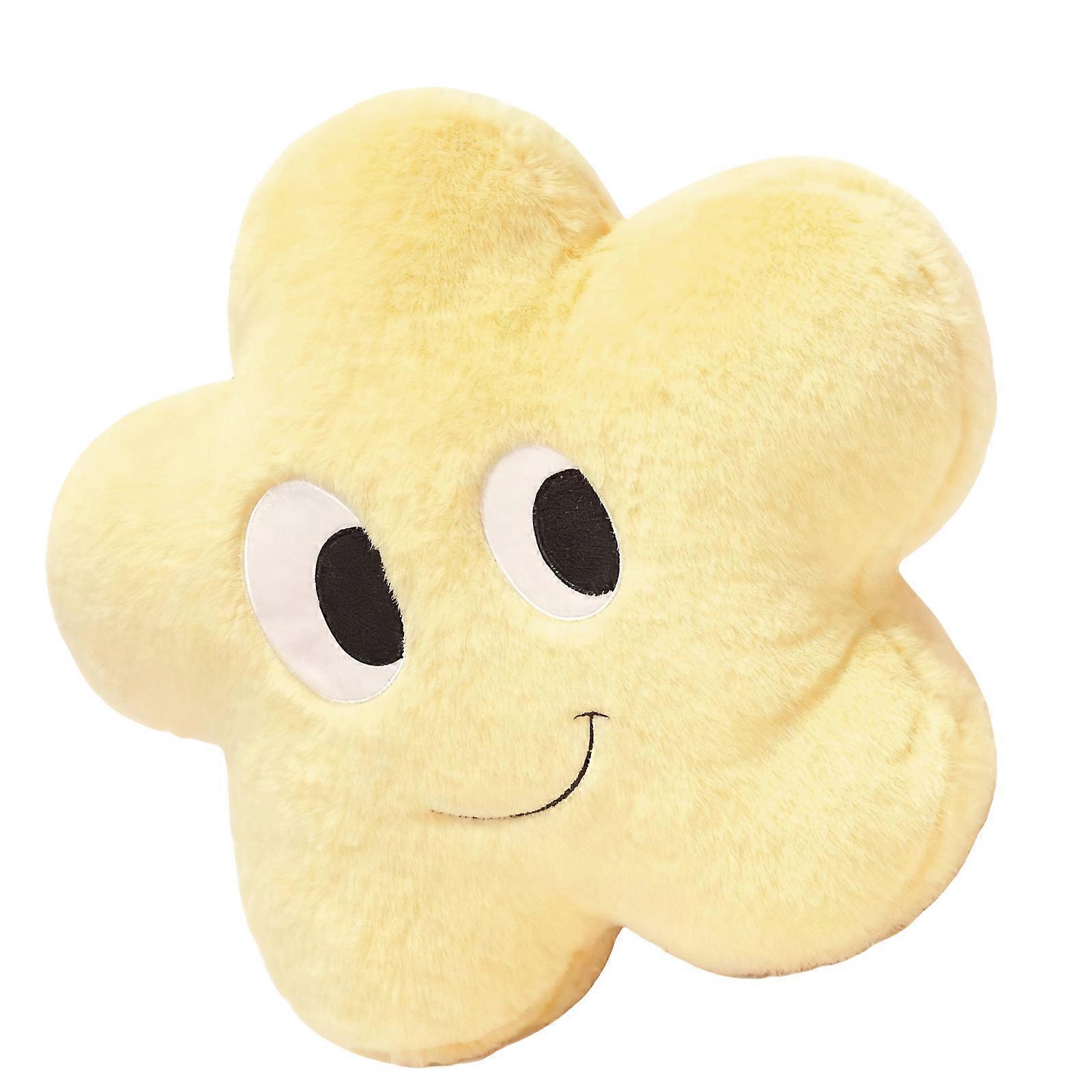 Plushes Star Shape Cushion Comfortable Materials Easy To Cleaning  Yellow