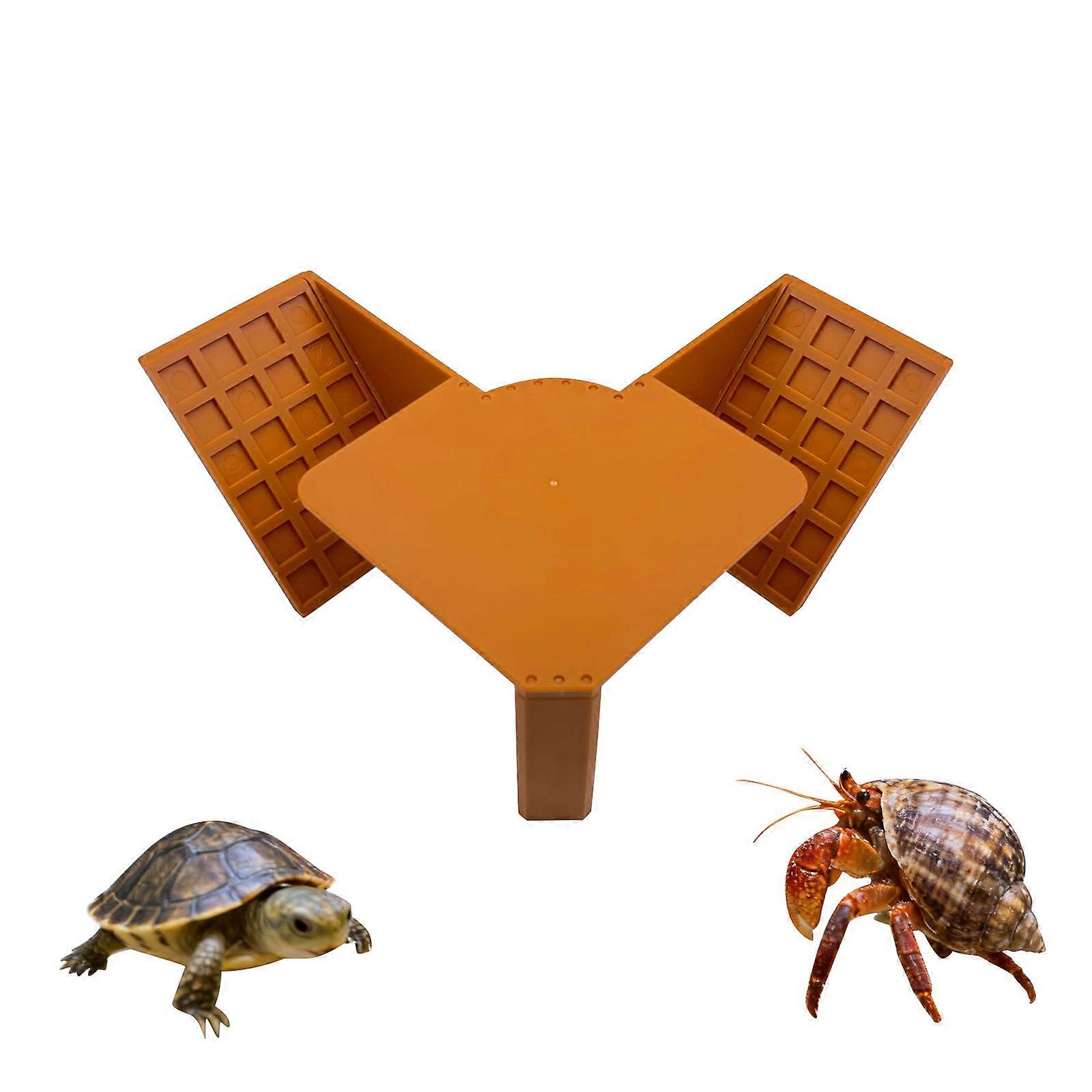 Anchorite Shrimp and Shellback Habitat Ascending Structure ABS Safe Environmental Landscape for Herpeton Pen Multicolor