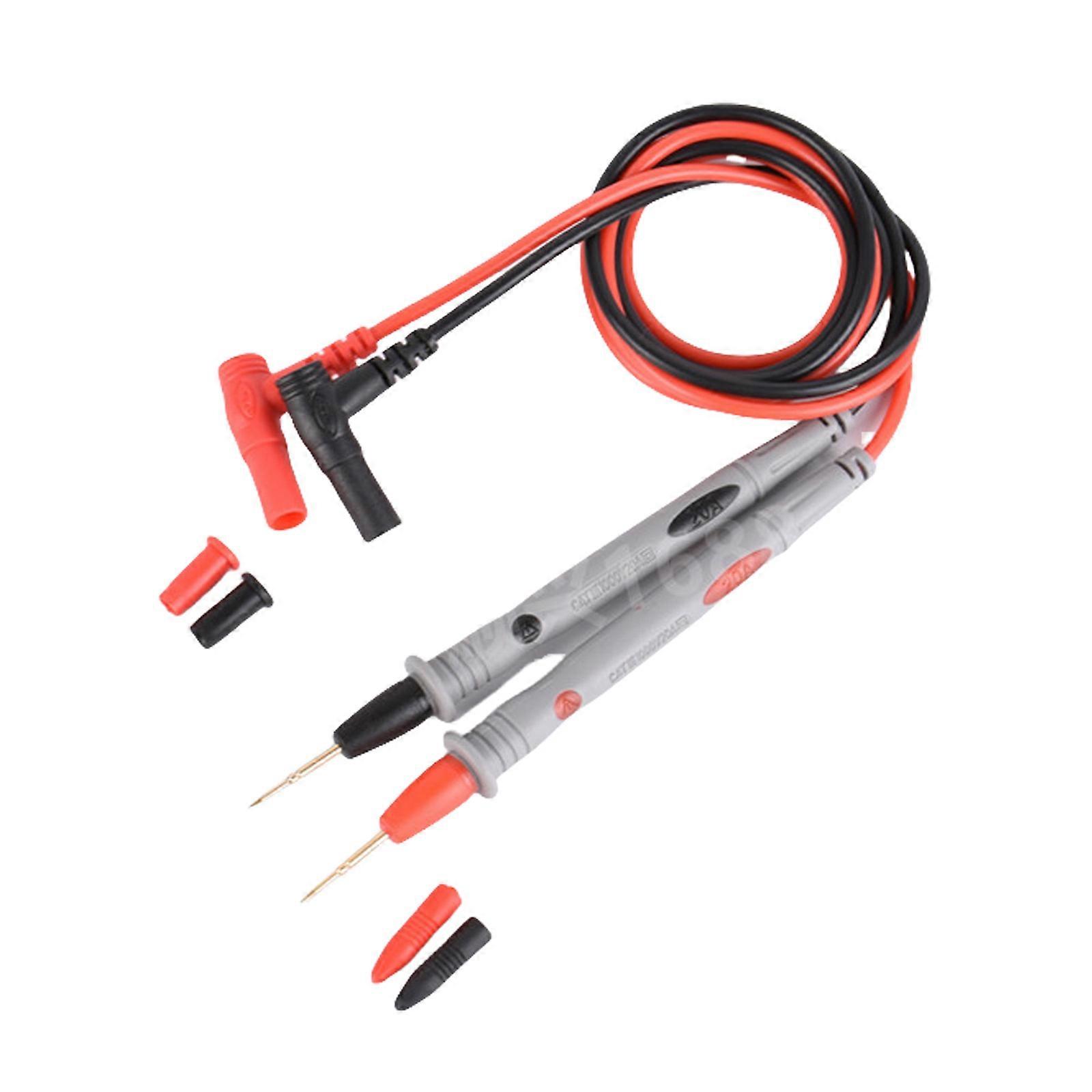 Electrical Testing Probes with Ergonomic Rubber Handle Heat Resistant Test Leads set for Precise Circuit Measurements Multicolor