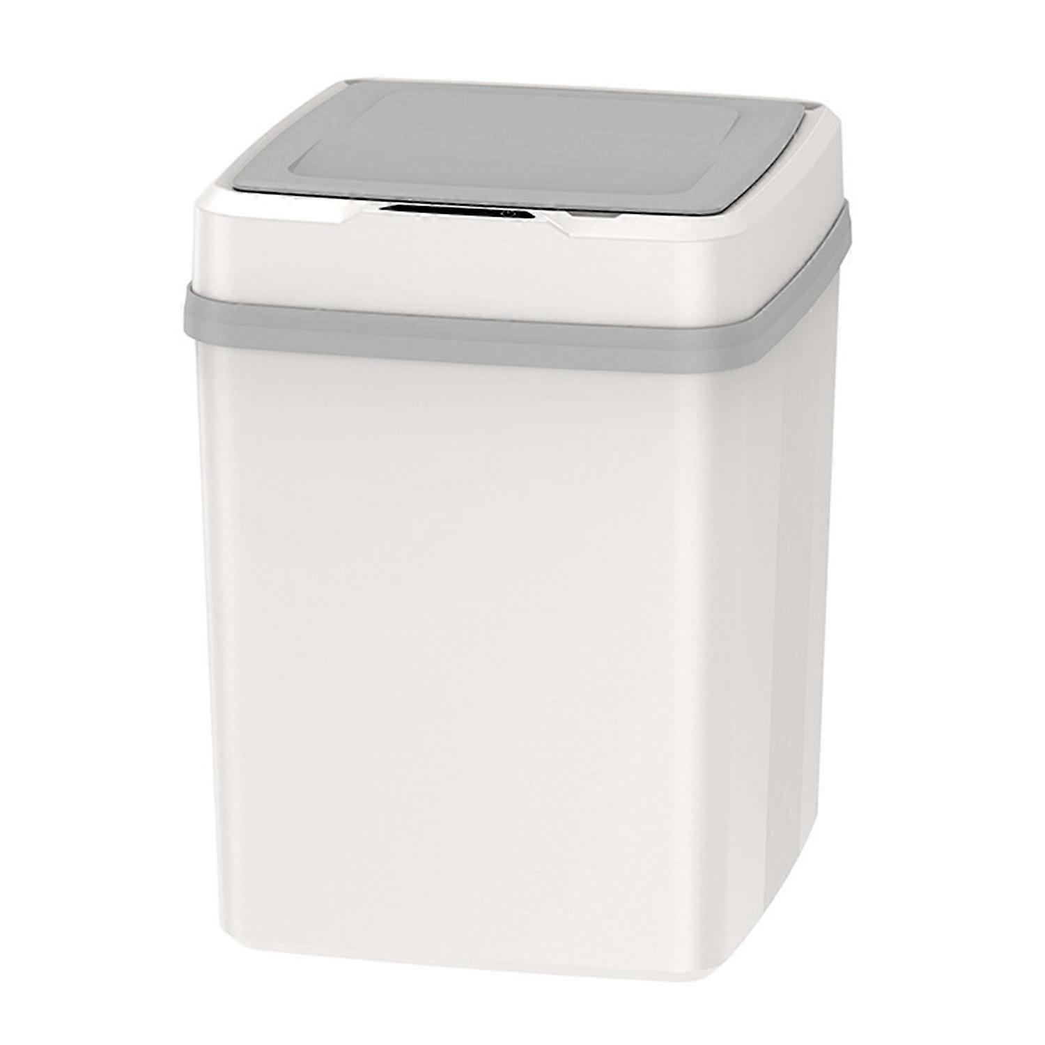 Smart Trash Can Multifunction Silent Motion Sensor Fully Automatic Garbage Can with Lid for Bathroom