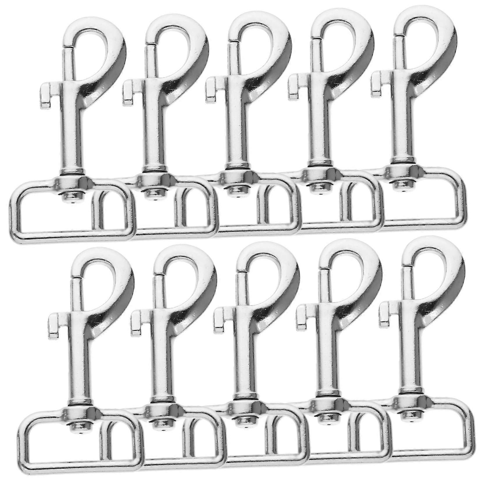 Dog Leash Clips Heavy Duty Quick Release Buckles For Collars Harnesses Dual End Buckle Replacement Canvas Webbing Straps