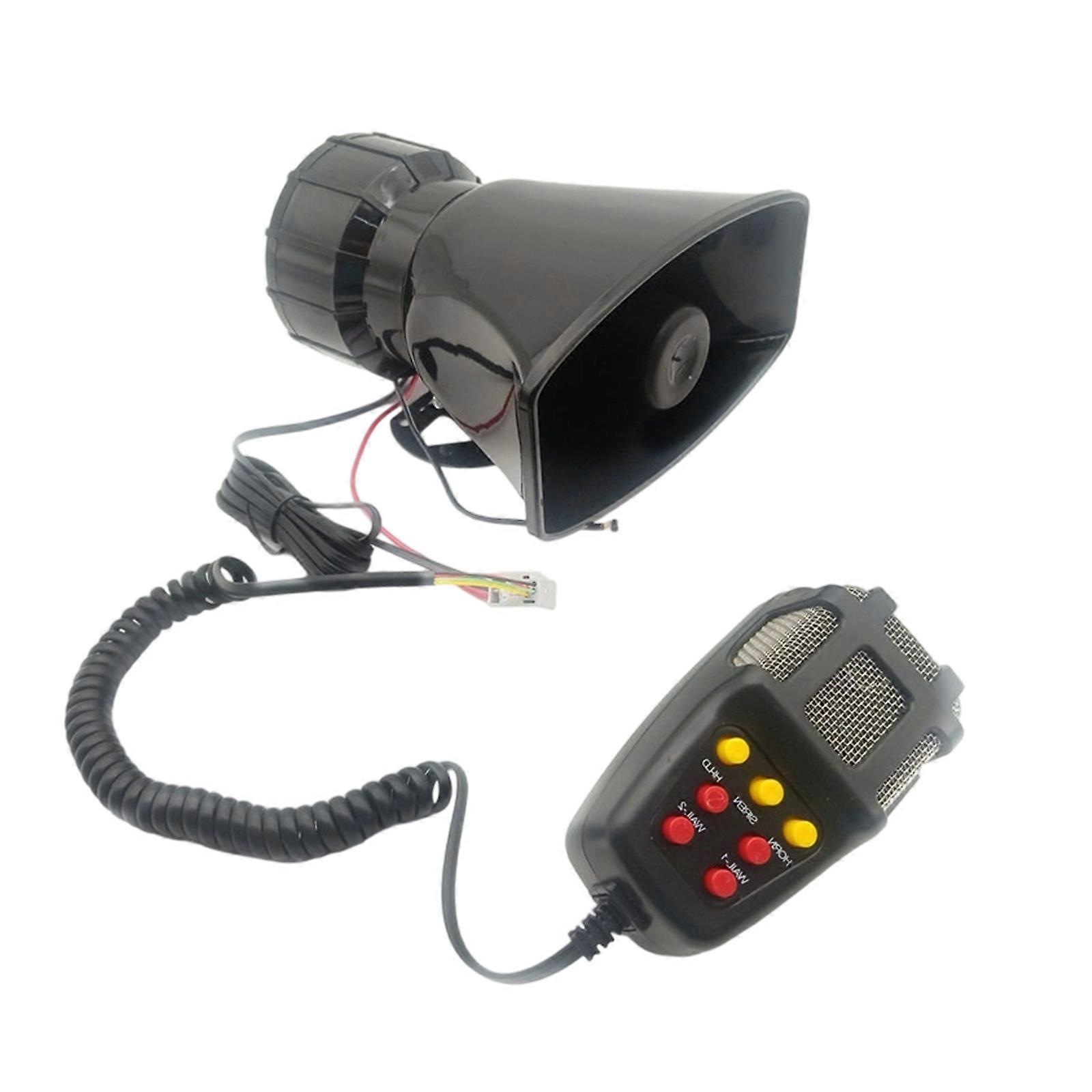 Pack Of 2 12V Square Car Horns 7 Pitches 115dB Loudspeaker With Pickup Global Suitable Auto Motorbike Trucks Multicolor