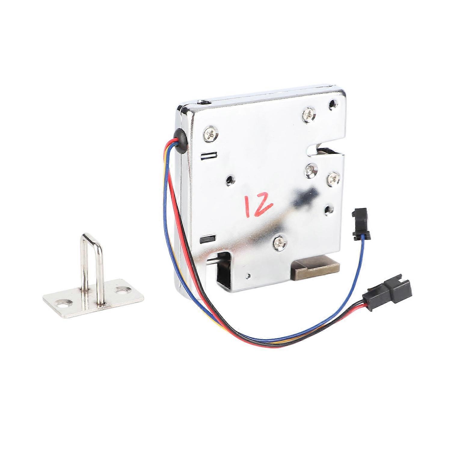 Electric Latch Lock Electromagnetic Control Cabinet Door Locker Solenoid Spring Drawer Lock 12V with