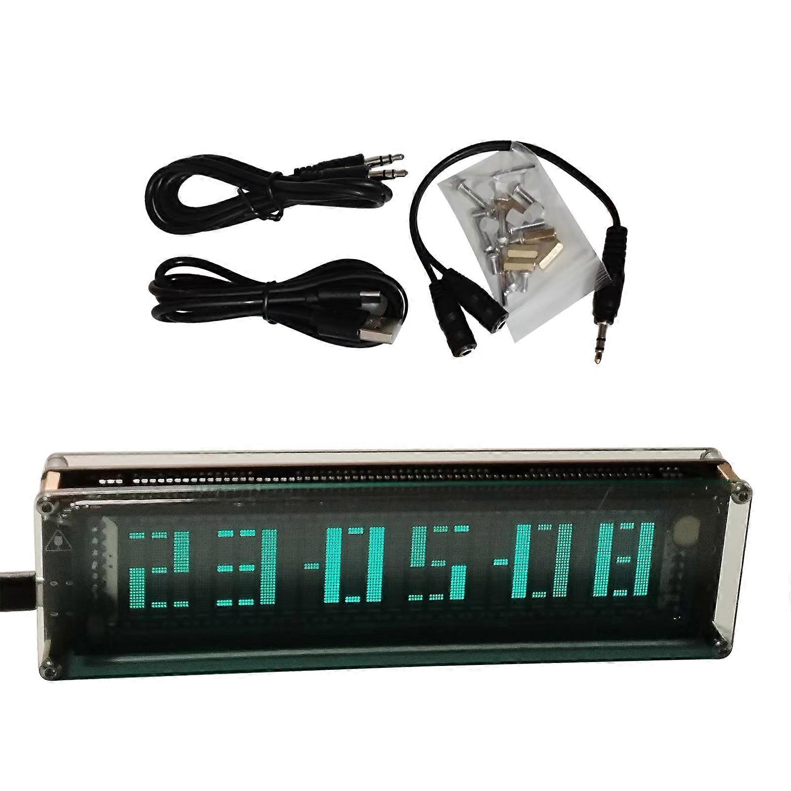 Sound VU Meter Rhythm Spectrum Analyzer Indicator Level High Accuracy Display for Dynamic Music Visualization Adjustable Multicolor