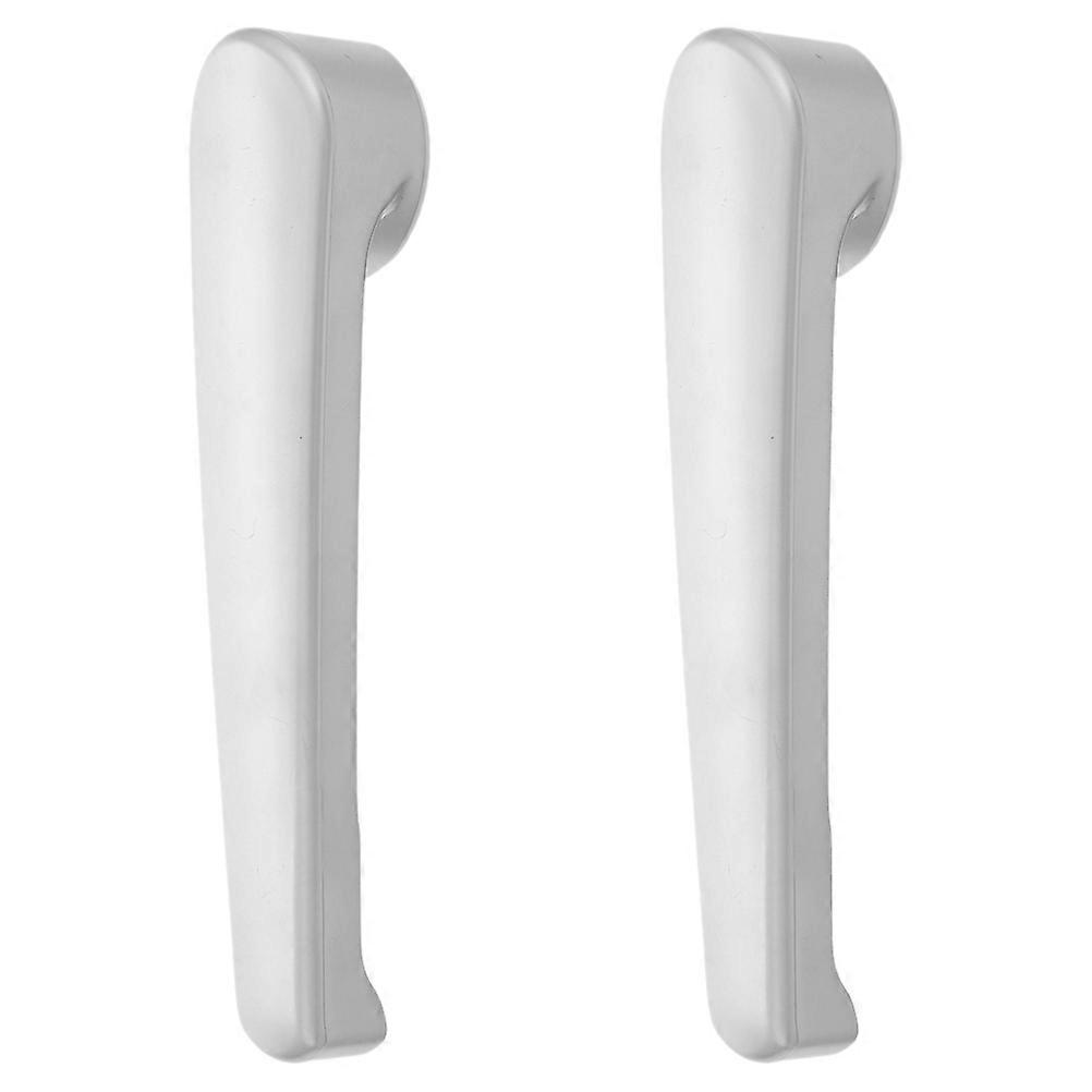 Bathroom Door Lock Rv Toilet Door Lock Easy Operation Lightweight Design Silver Rectangular 2Pcs