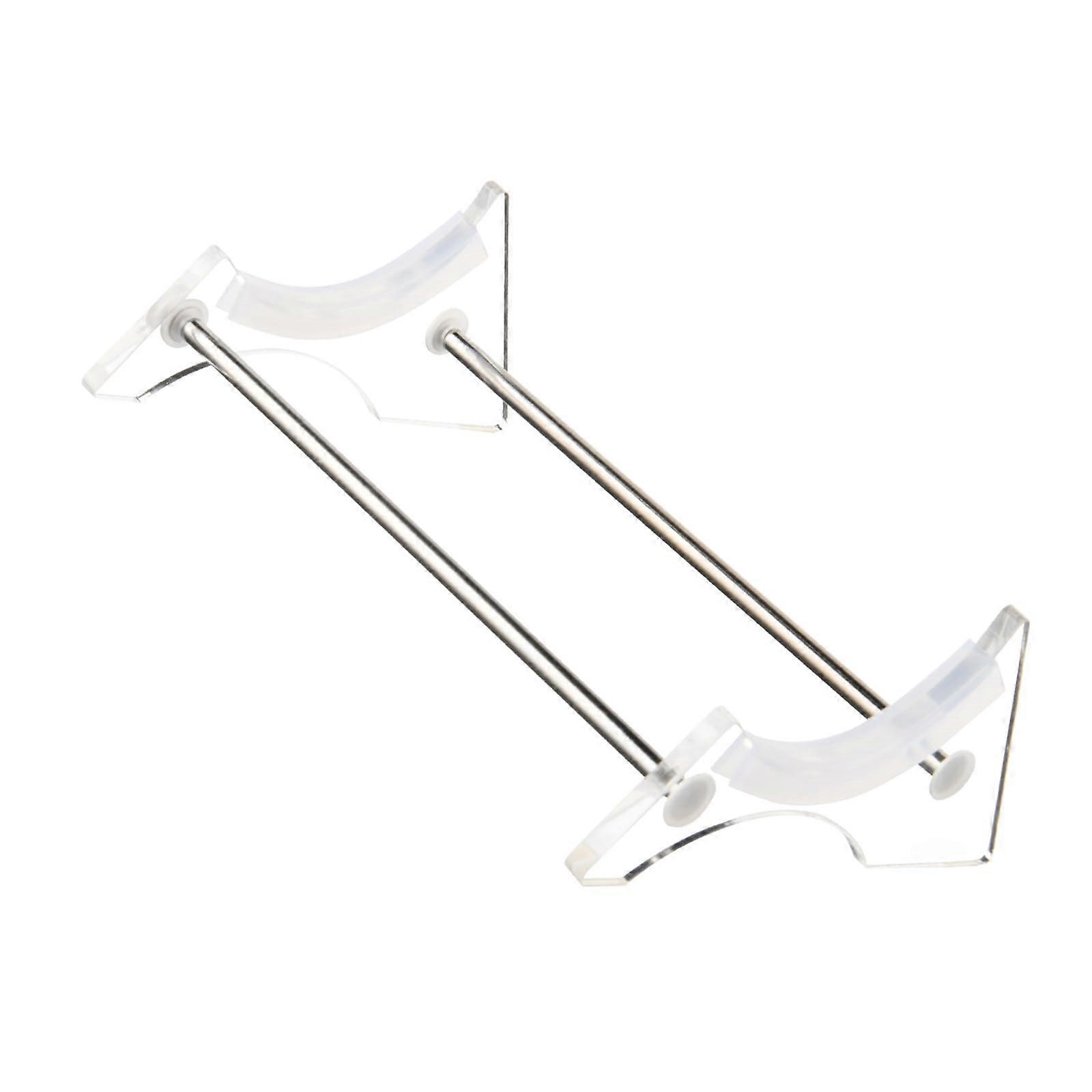 Stable And Stylish Desk Stand For Speakers Holder With Anti Slip Silicone Pad For Secure Installation Transparent