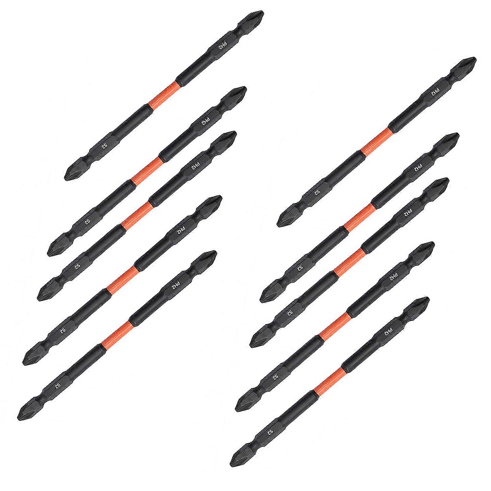 Versatile Double Ended Crosses Bits with Black Phosphate Treatments for Enhanced Stability in Various Applications Multicolor