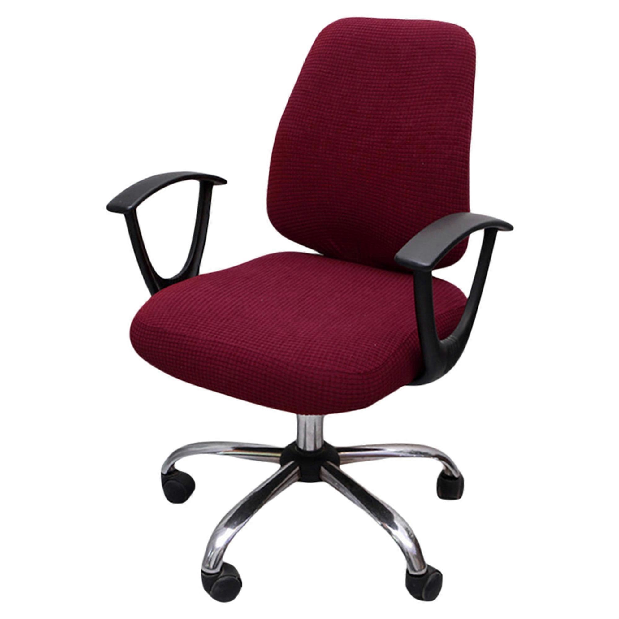 Office Chair Cover Water Resistant Stretch Elastic Slipcover Protective Elastic Universal for Desk Computer Rotating Chair
