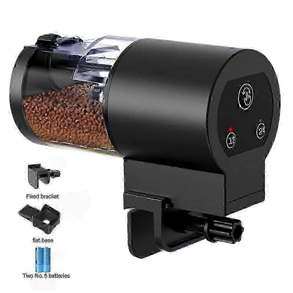 w Fish Tank Feeder 12/24 Hours Automatically Feed Fish Food Dispenser