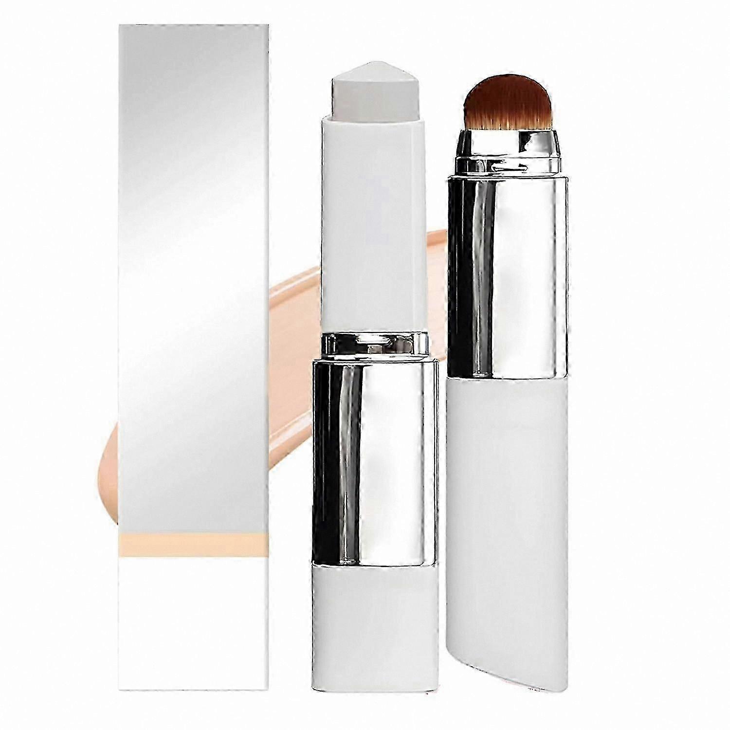 Korean Color-Changing Foundation Stick with Volufiline, Medium to Full Coverage, Dual-Ended Applicator (Natural)