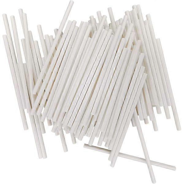 Pinner til kakepops, hvite, 100 stk