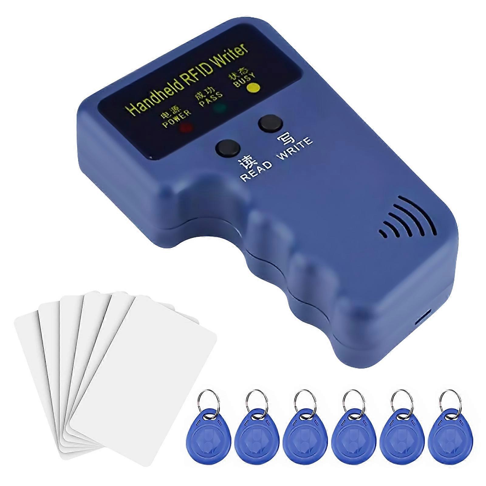 Rfid Card Copier Apartment Fob Duplicator for Crafts Use Blue ABS