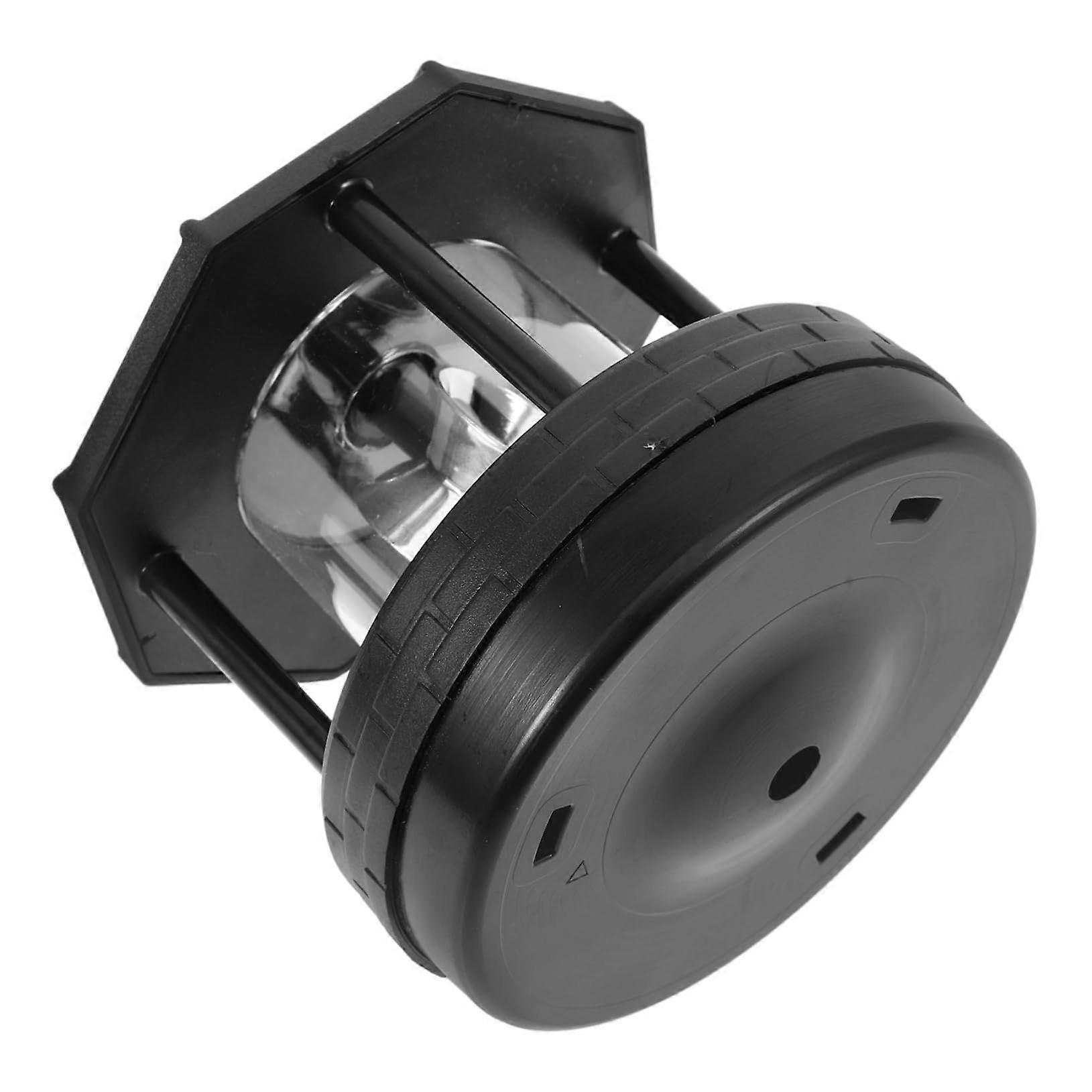 Solar Lighthouse Light with 360° Rotating LED Beam, Waterproof Yard and Garden Decoration