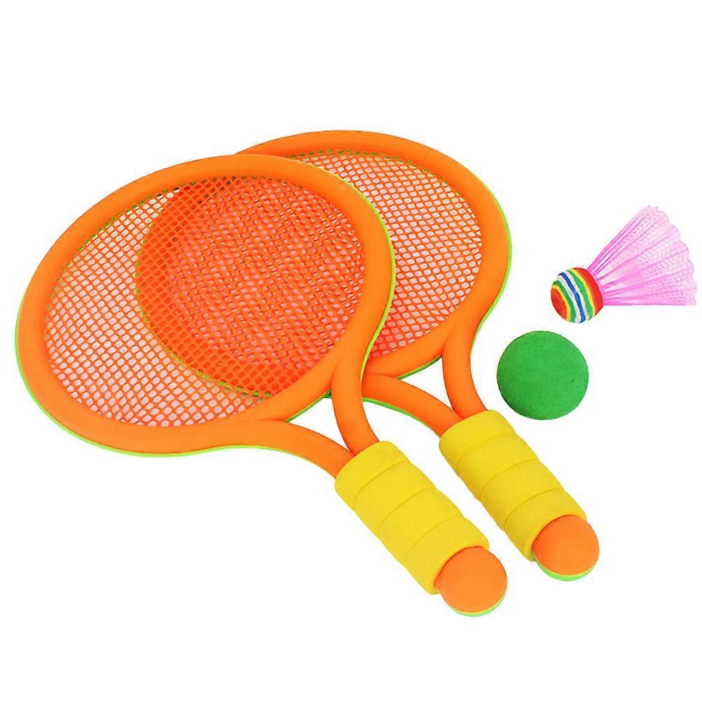 Assorted Color Badminton Racket Kids Playing Toy Set 3Sets