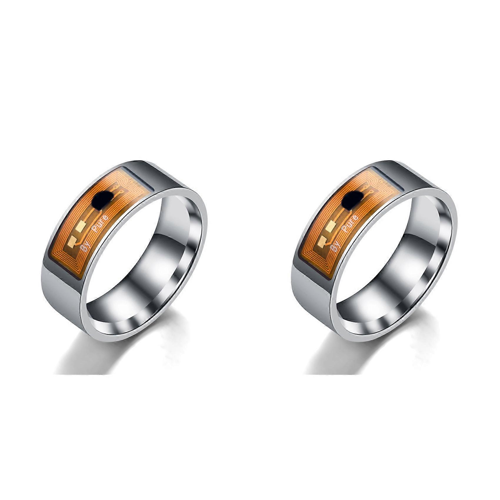 2X NFC Smart Chip Ring Mobile Phone Label Smart Ring Technology NFC Wearable Smart Ring A