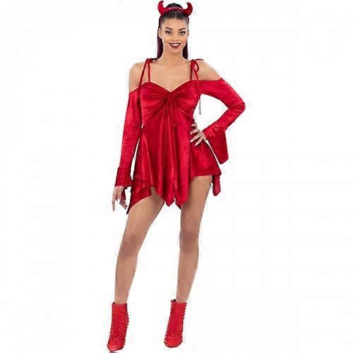 Smiffys Womens/Ladies Devil Costume Set