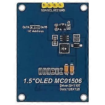 Produktbild von 1,5 Zoll 4PIN OLED Display SH1107 128x128 IIC – Für 51/STM32, Niedriger Stromverbrauch, 160° Blickwinkel