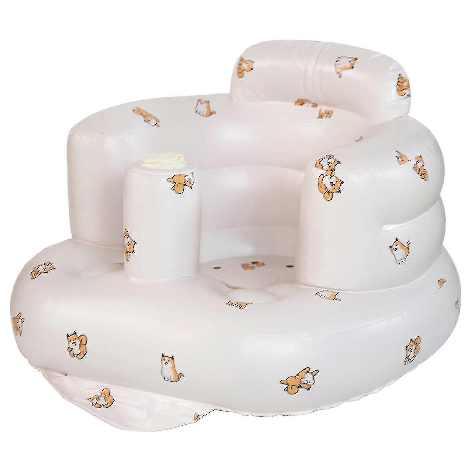 PVC Inflatable Float Seat, Feeding Seat Floor Seat with High Back