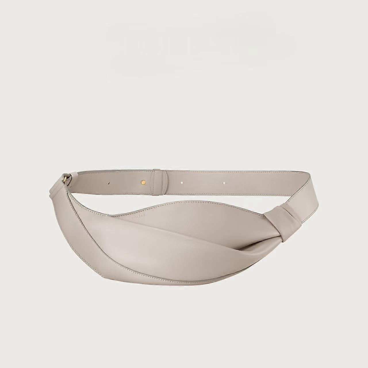 Nouveau sac �� bandouli��re en cuir de vache lisse de voyage de niche personnalis�� en forme d'oreiller de grande capacit��