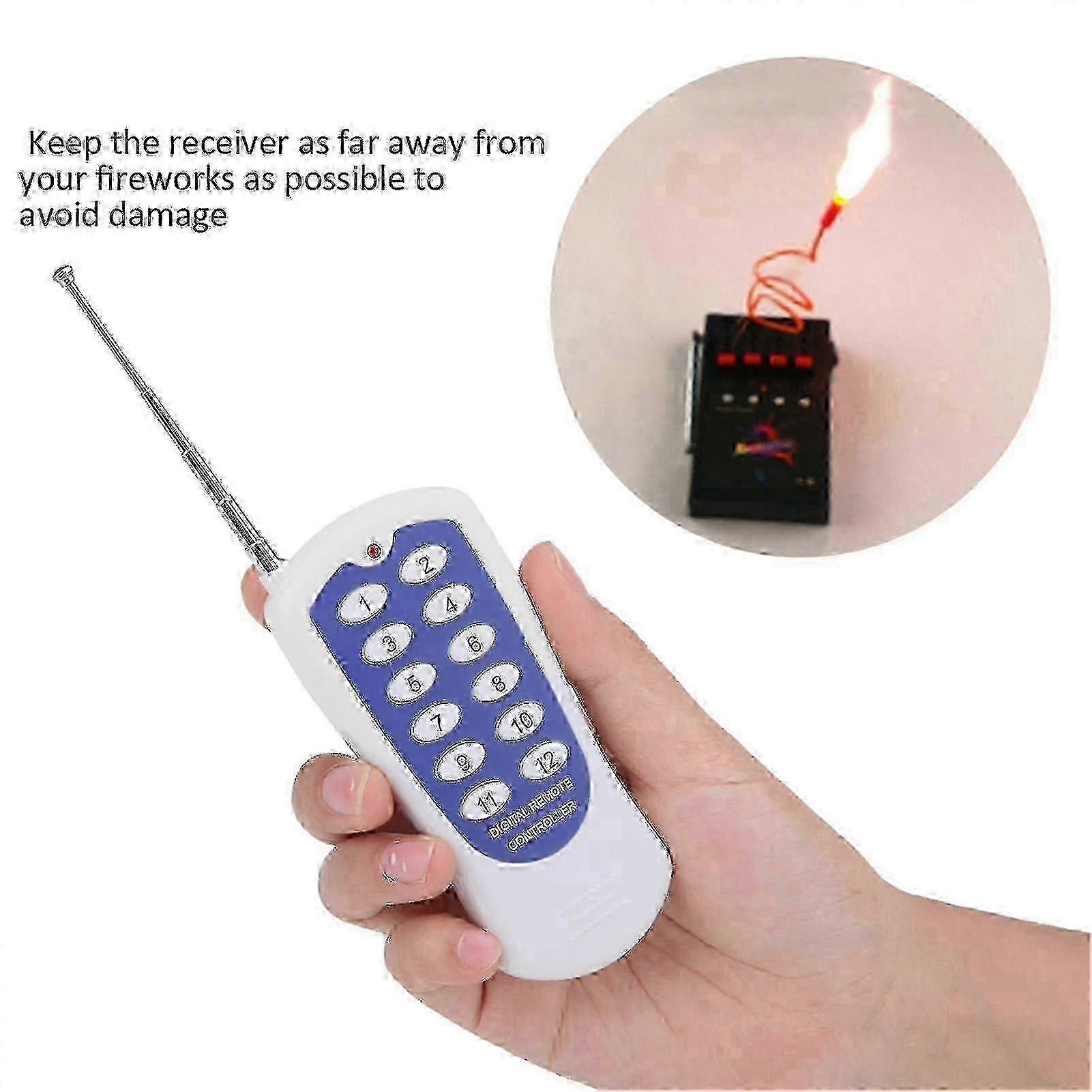 Professional 12 Channel Wireless Fireworks Firing System Igniters Remote Control -q