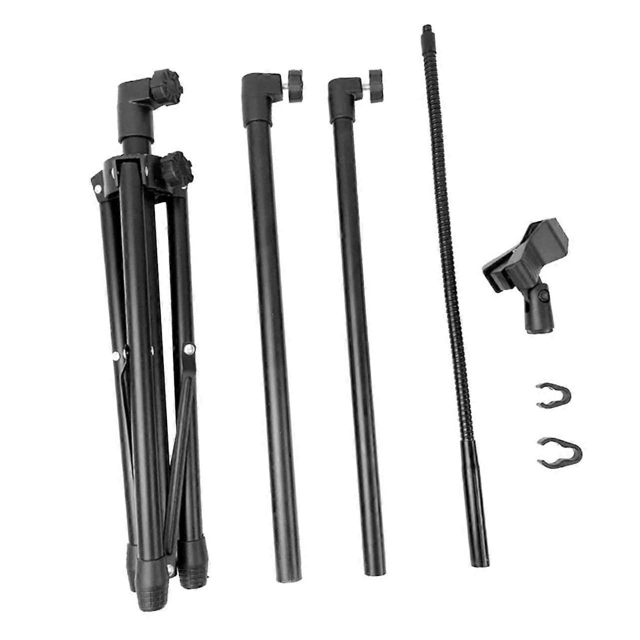 Adjustable Telescopic Microphone Stand for Stage and Home Use, Live XLR Speaker Boom Stand, Height Adjustable, Durable Material