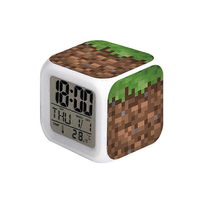 My World Alarm Clock: A Colorful Color-Changing Small Alarm Clock for Students and Bedside Clocks