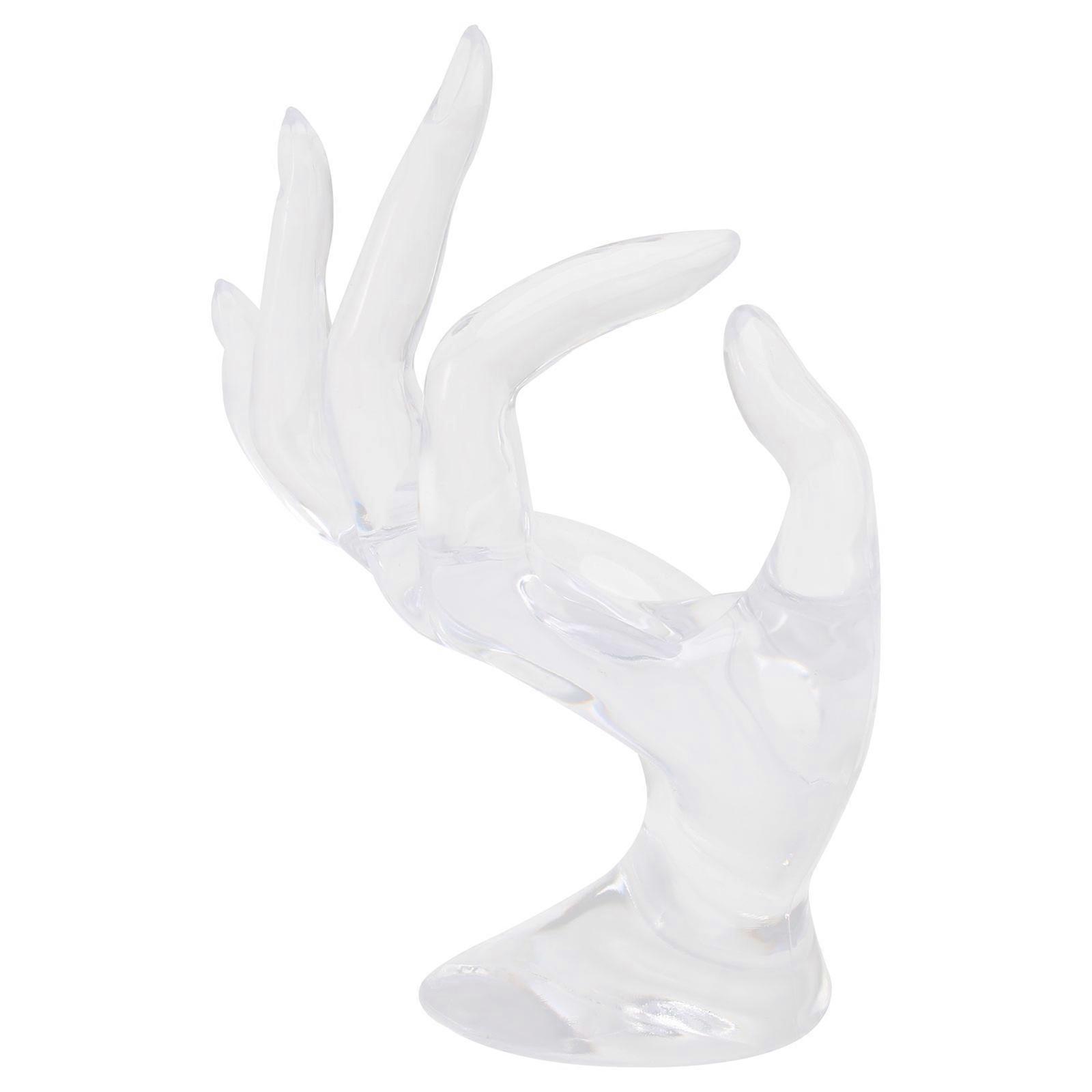 Hand Shape Ring Holder Jewelry Display Rack for 3Pcs Bracelet Display