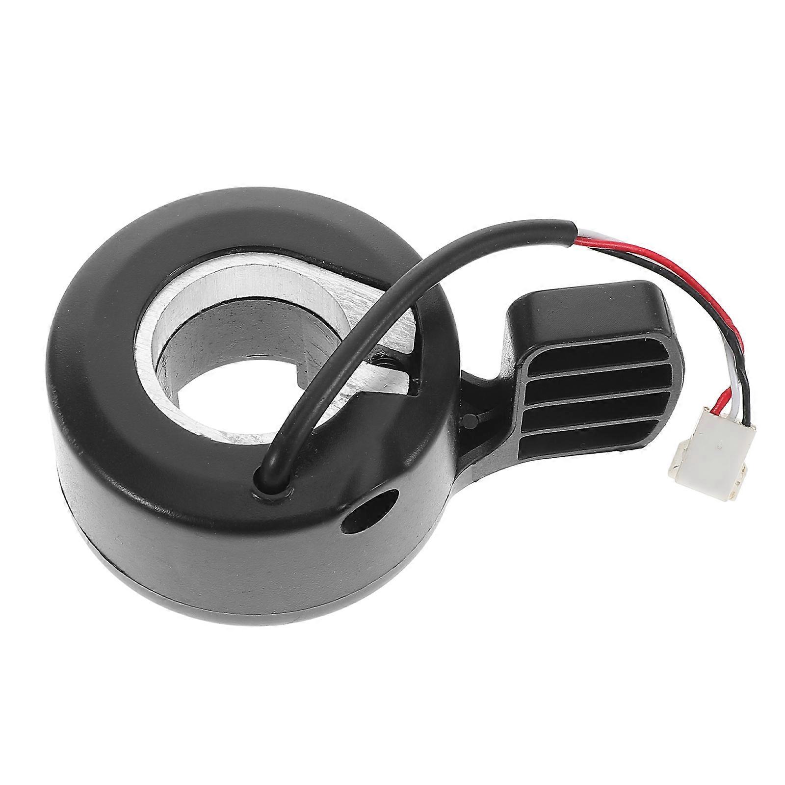 Speed Control Electric Scooter Throttle 2Pcs Hall Sensor Technology Integral Design For Adults Rectangular Shape Black