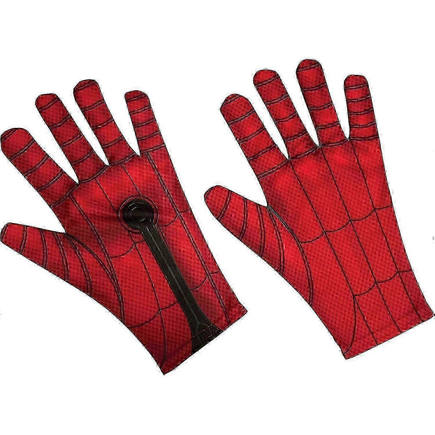 Spider-man Red Adult Costume Gloves