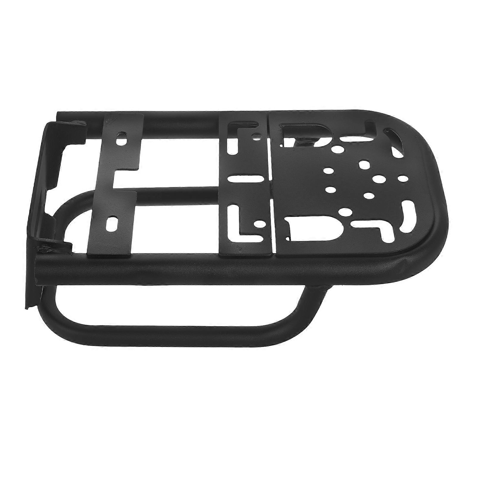 Black Electric Bicycle Rear Rack for Heavy Load Storage Solution