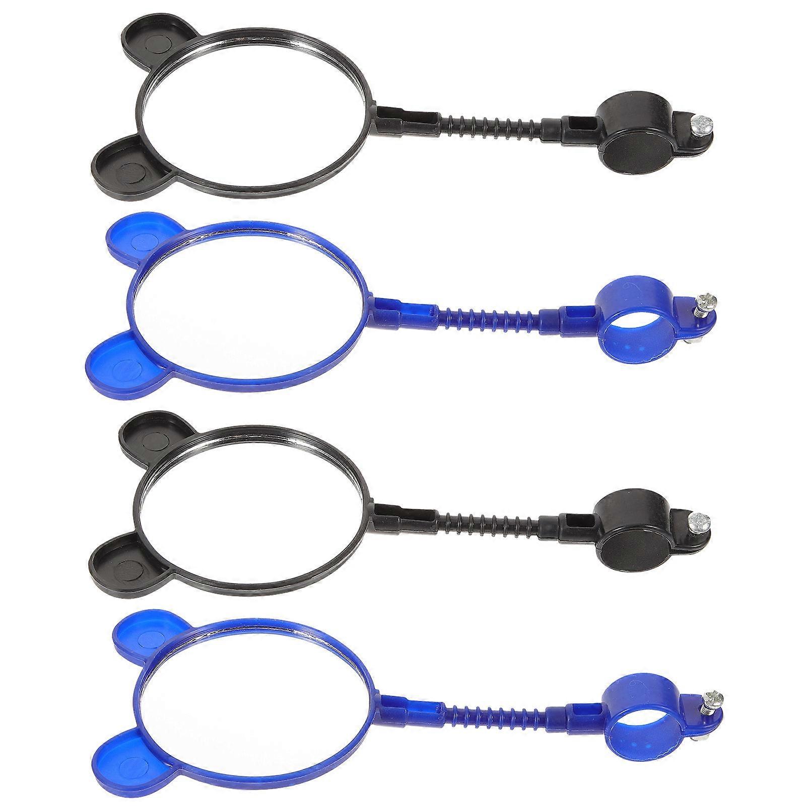 Bike Mirror for Kids Handlebar Use with Rear View Function 4Pcs Pack