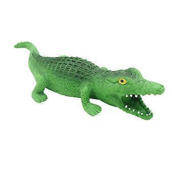 2025 Green Crocodile Squeeze Toy Slow Rebound TPR Stress Relief Stretch Animal Squishes Sensory Fidget