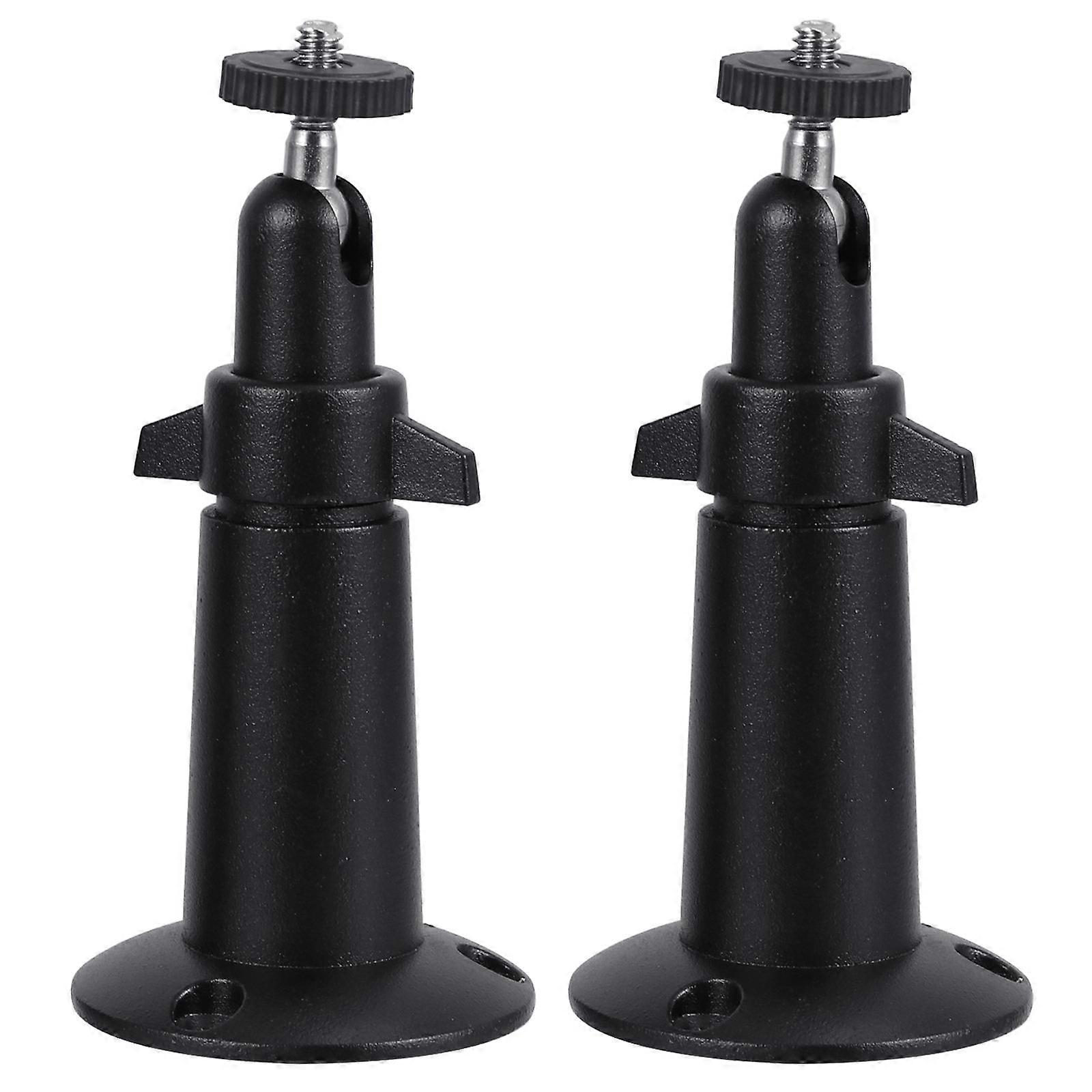Camera Wall Mount Bracket for Sensor with Tilt Adjustment 2Pcs Black