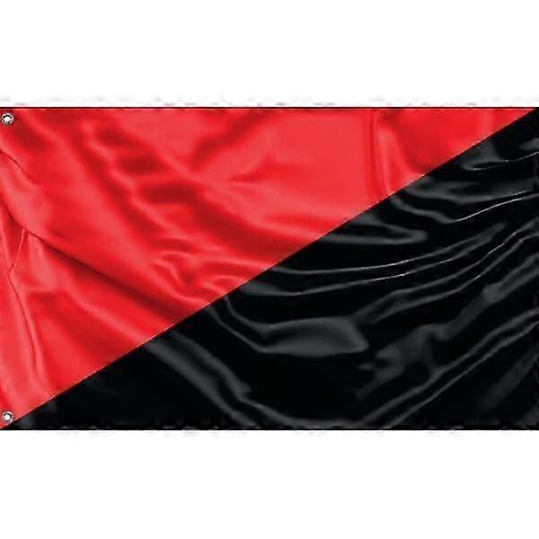 Red And Black Anarchist Flag