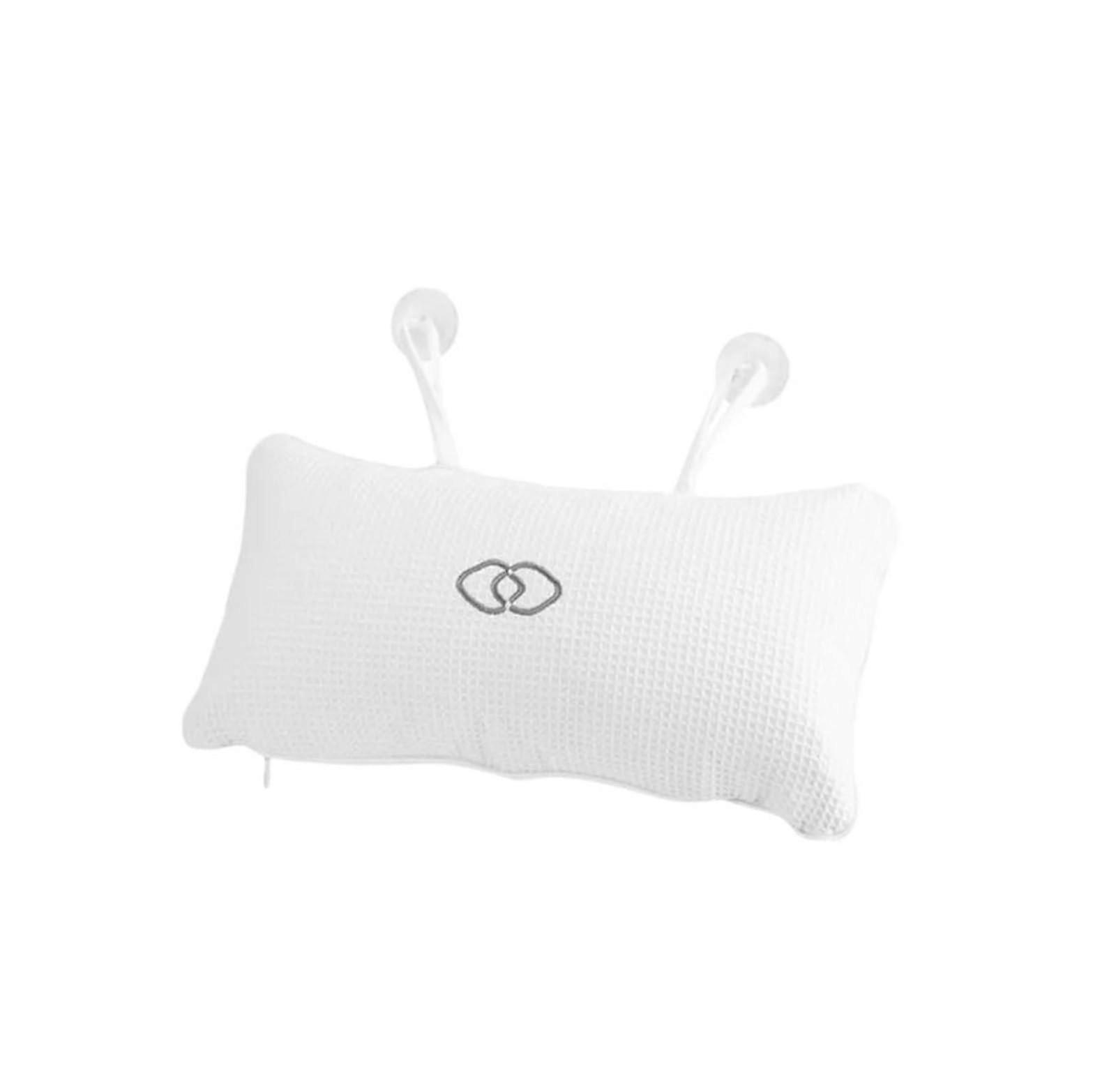 Bath Pillow with Ergonomic Neck Back Support, QuickDrying Spa Bathtub Cushion with Suction Cups