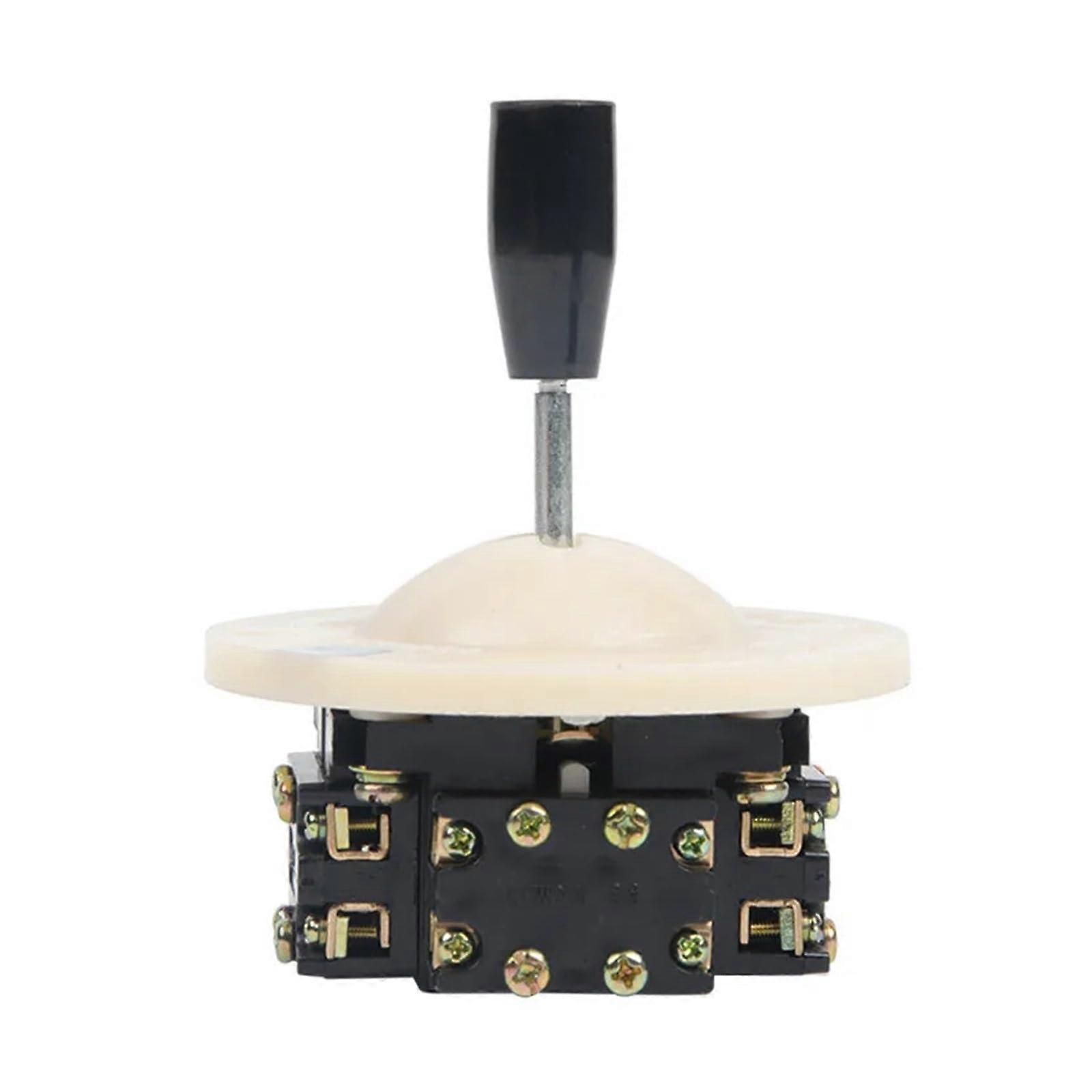 Joystick Switch 4 Position Self Latching Lock Cross Wobble Stick with Screw Terminals LS11