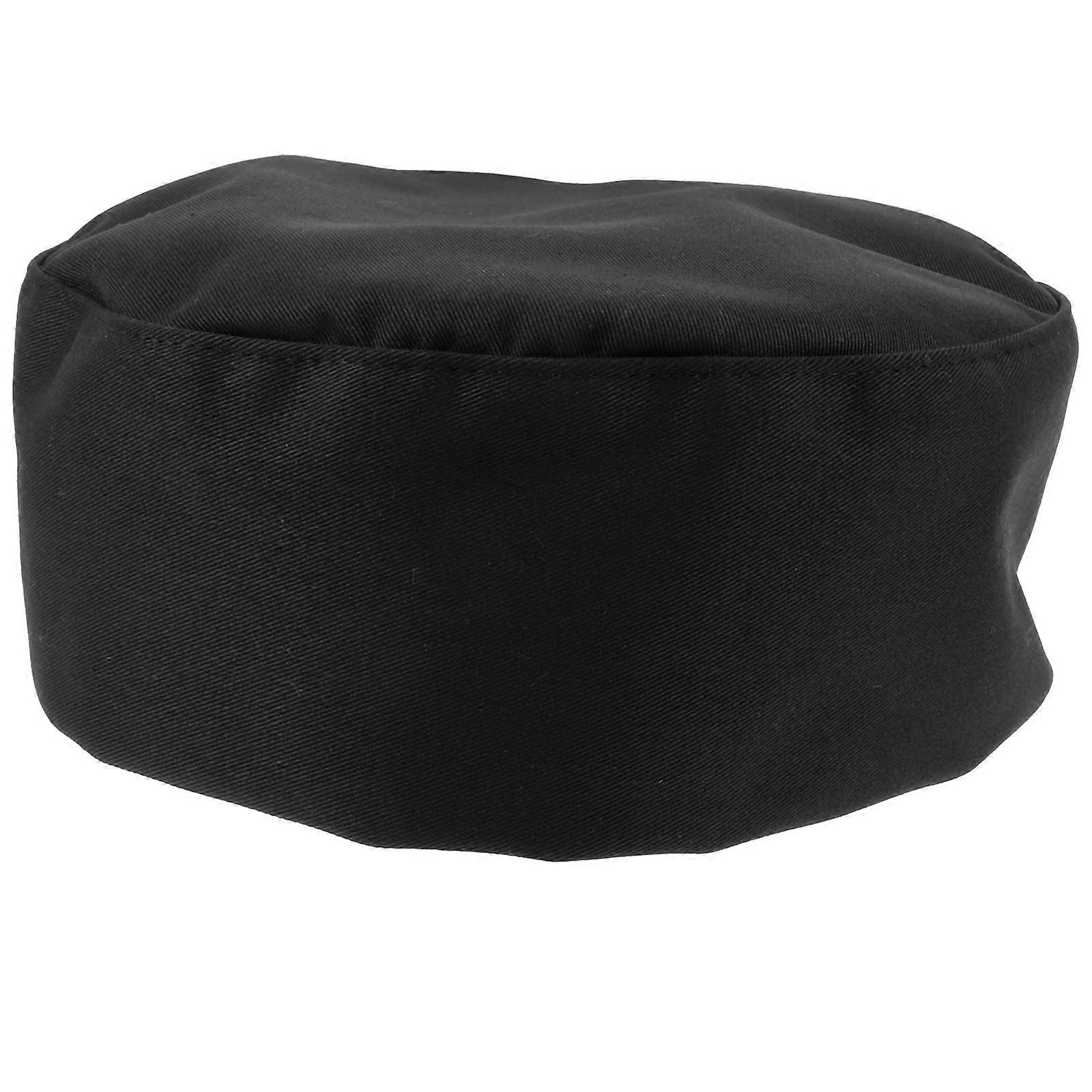 Chef Hat Round Restaurant Chef Hat Kitchen Working Hat Portable Unisex Bakery Hat