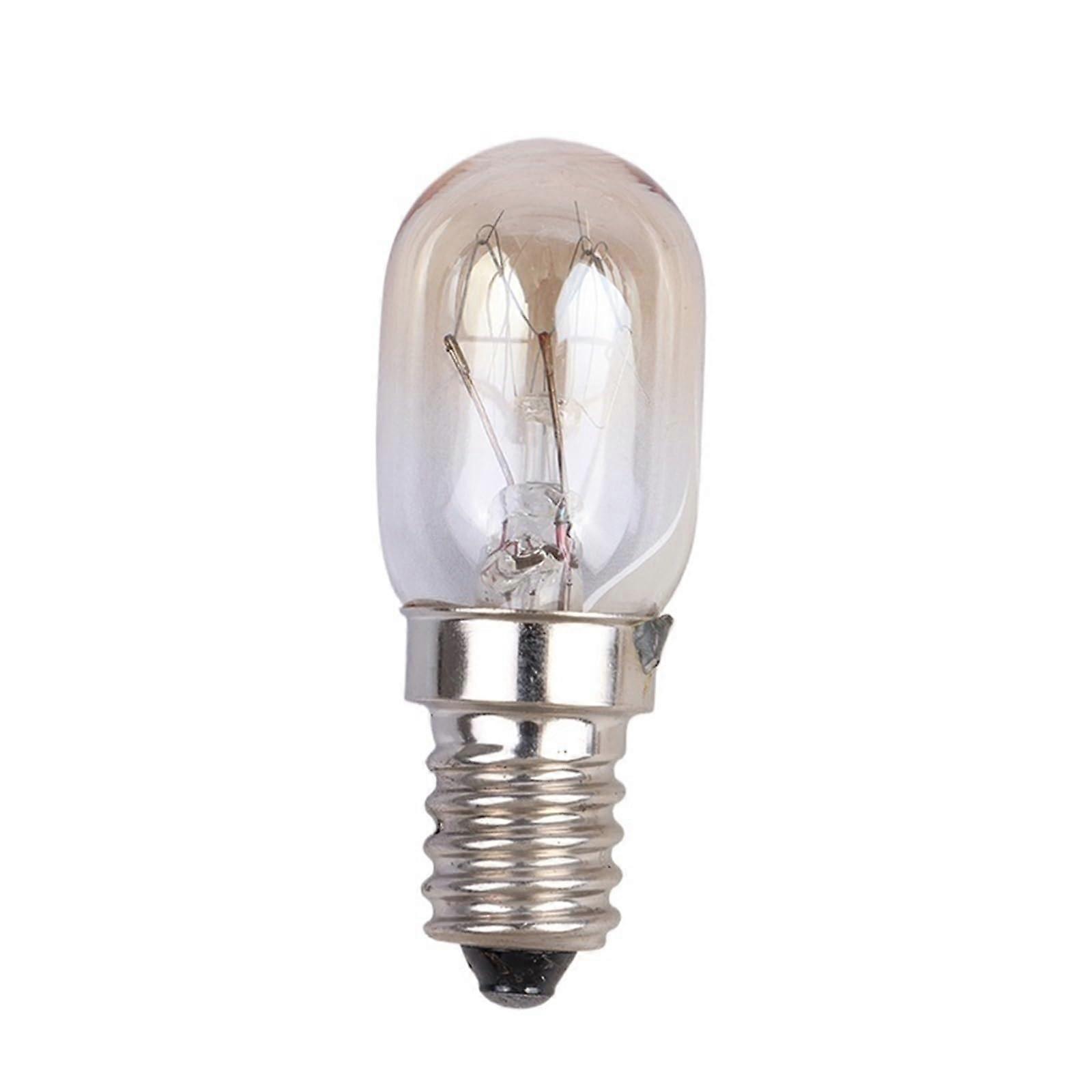 25W E14 Oven Light Bulb  Temp Resistant Halogen Lamp for Microwave Refrigerator Dryer