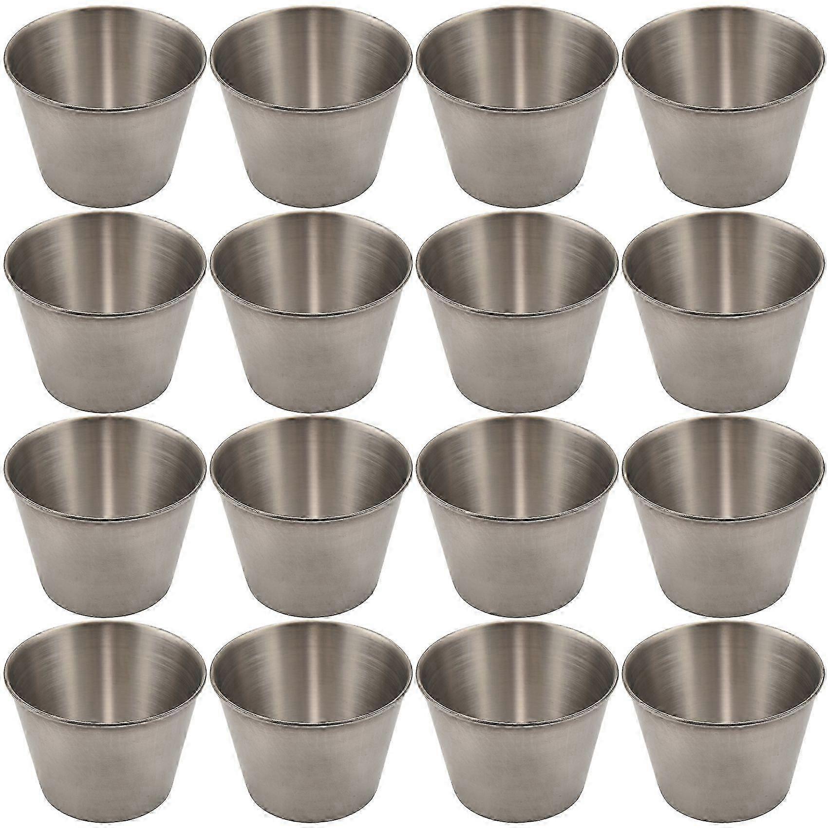 24-pack rostfria kryddsåskoppar, dippsåskoppar