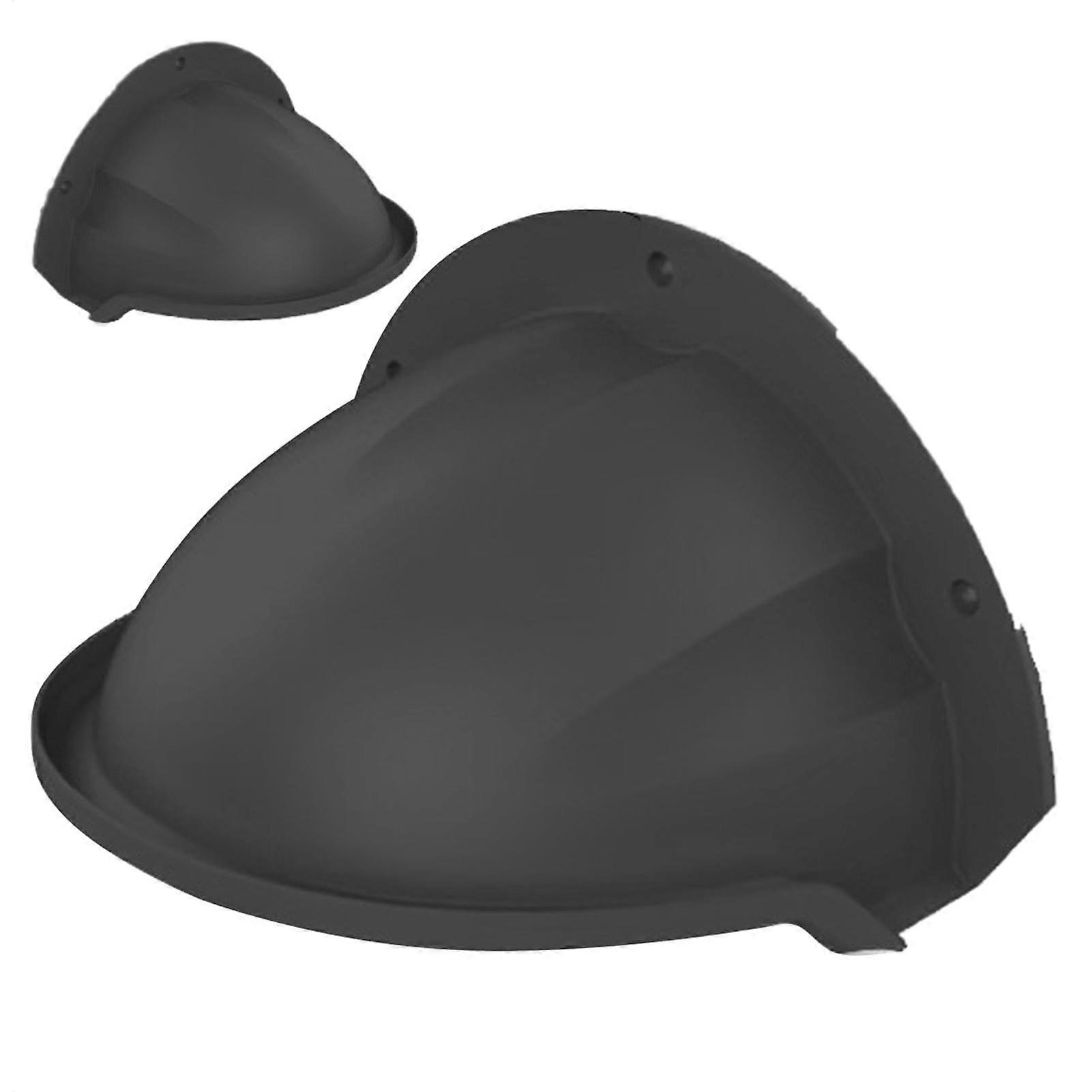 Security Camera Rain Cover with Sun Shield, Weatherproof Wall Mount Protector Black