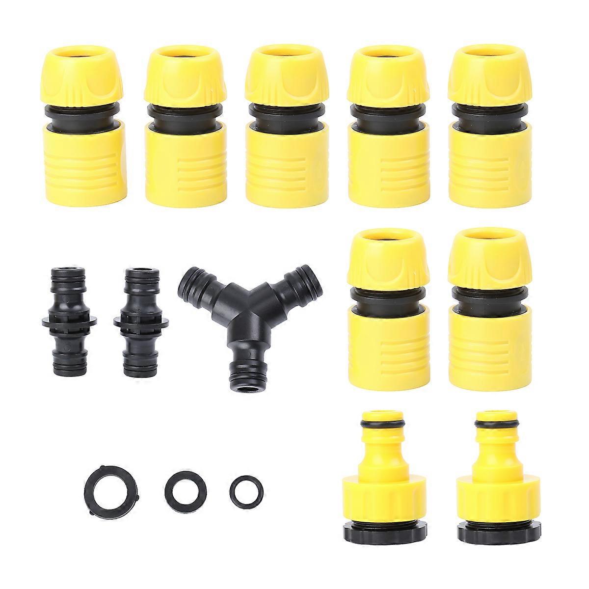 Quick Release Hose Connector Plastic 1Set for Connection Household Garden Pipe