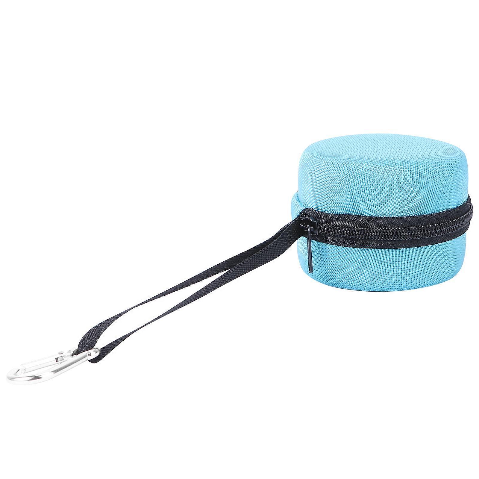 Portable Speaker Storage Bag for 2 with Hook Sky Blue Design