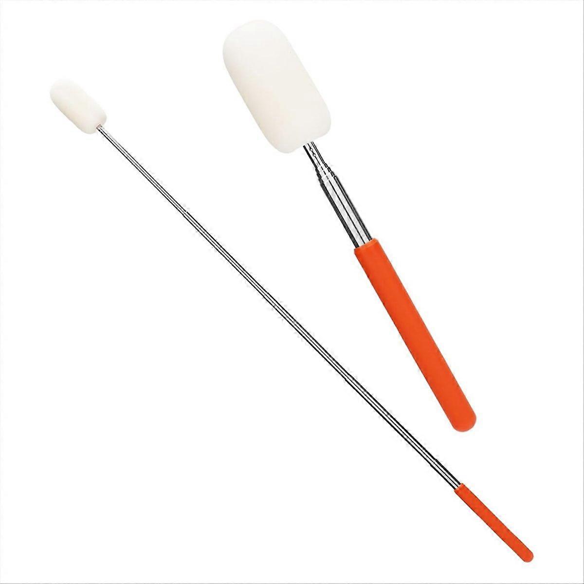 2pcs Telescoping Sponge Stick for Pottery, Retractable with Handle