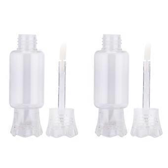 Lip Gloss Container Transparent Plastic for DIY Makeup 12Pcs Pack