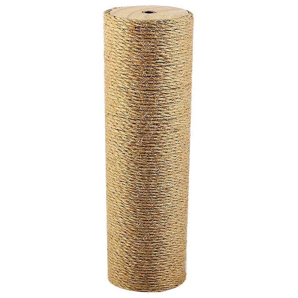 Cat Scratching Post Wooden Hemp Rope Replacement for One Cat Tree Post